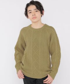 SHIPS / シップス シャツ・ブラウス | SHIPS KIDS:140〜160cm /〈洗濯機可能〉ケーブル ニット