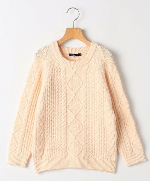 SHIPS / シップス シャツ・ブラウス | SHIPS KIDS:140〜160cm /〈洗濯機可能〉ケーブル ニット | 詳細7