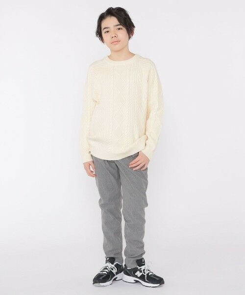 SHIPS / シップス シャツ・ブラウス | SHIPS KIDS:140〜160cm /〈洗濯機可能〉ケーブル ニット | 詳細5