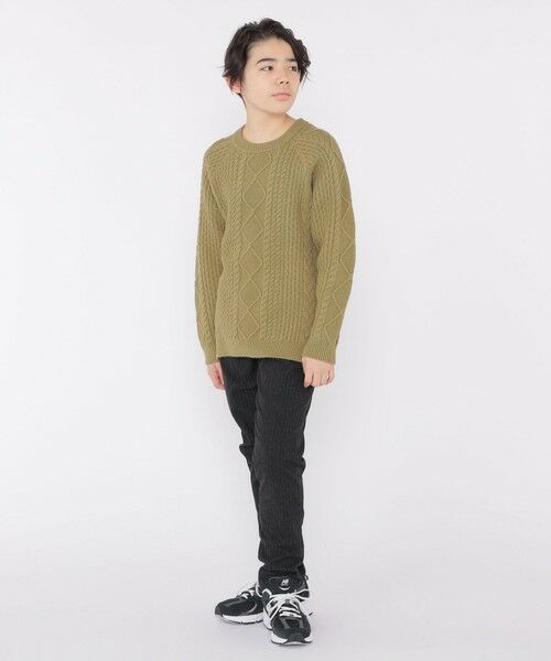 SHIPS / シップス シャツ・ブラウス | SHIPS KIDS:140〜160cm /〈洗濯機可能〉ケーブル ニット | 詳細17