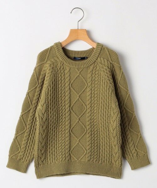 SHIPS / シップス シャツ・ブラウス | SHIPS KIDS:140〜160cm /〈洗濯機可能〉ケーブル ニット | 詳細21