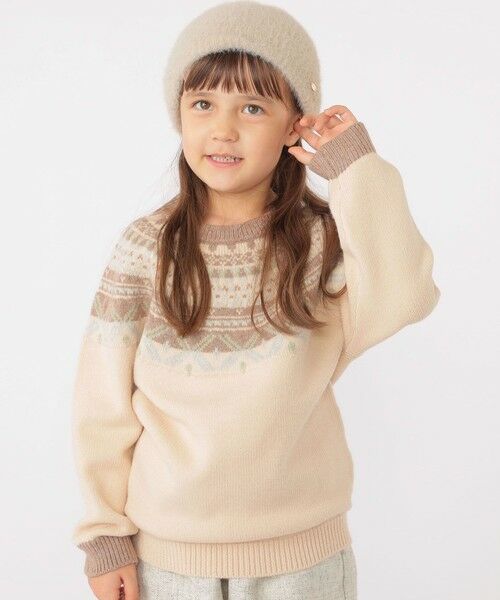 SHIPS / シップス シャツ・ブラウス | SHIPS KIDS:100〜130cm /〈洗濯機可能〉フェアアイル ニット | 詳細3