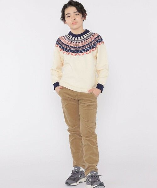 SHIPS / シップス シャツ・ブラウス | SHIPS KIDS:140〜160cm /〈洗濯機可能〉フェアアイル ニット | 詳細9