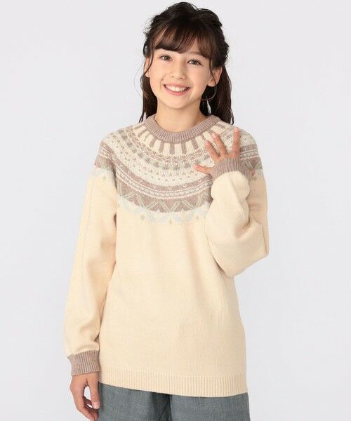 SHIPS / シップス シャツ・ブラウス | SHIPS KIDS:140〜160cm /〈洗濯機可能〉フェアアイル ニット | 詳細12