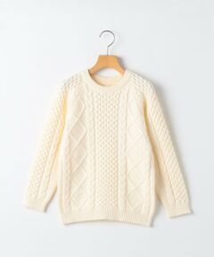 SHIPS / シップス ニット・セーター | SHIPS KIDS:80〜90cm /〈洗濯機可能〉ケーブル ニット