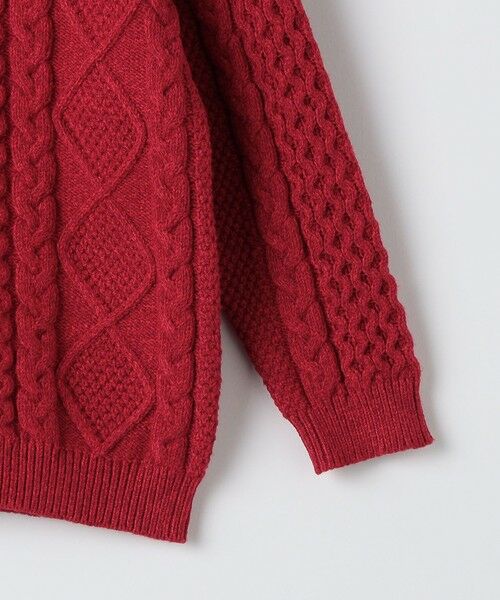 SHIPS / シップス ニット・セーター | SHIPS KIDS:80〜90cm /〈洗濯機可能〉ケーブル ニット | 詳細4