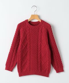 SHIPS / シップス ニット・セーター | SHIPS KIDS:100〜130cm /〈洗濯機可能〉ケーブル ニット