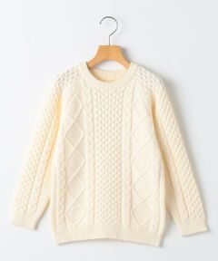 SHIPS / シップス ニット・セーター | SHIPS KIDS:140〜160cm /〈洗濯機可能〉ケーブル ニット