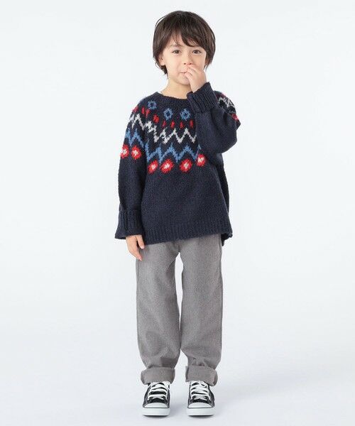 SHIPS / シップス ニット・セーター | SHIPS KIDS:100〜130cm /〈洗濯機可能〉フェアアイル柄 ニット | 詳細18