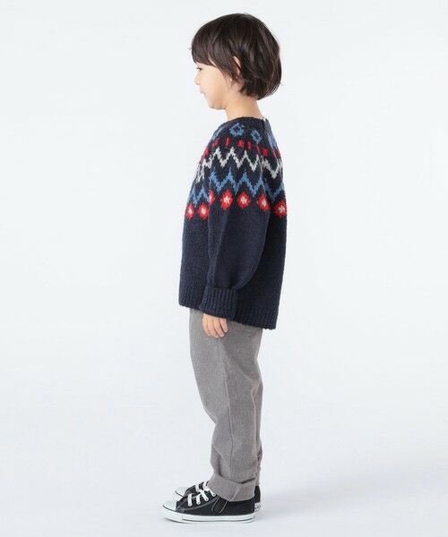 SHIPS / シップス ニット・セーター | SHIPS KIDS:100〜130cm /〈洗濯機可能〉フェアアイル柄 ニット | 詳細23