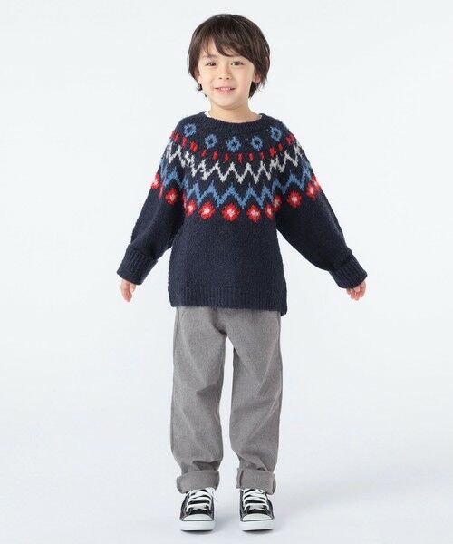 SHIPS / シップス ニット・セーター | SHIPS KIDS:100〜130cm /〈洗濯機可能〉フェアアイル柄 ニット | 詳細26