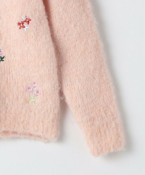 SHIPS / シップス ニット・セーター | SHIPS KIDS:80〜90cm / 〈洗濯機可能〉シャギー エンブロイダリー ニット | 詳細4