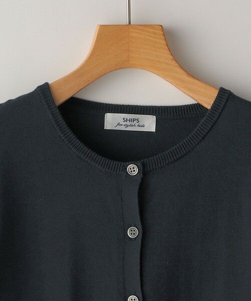 SHIPS / シップス カーディガン・ボレロ | SHIPS KIDS:140〜150cm / 14GG クルーネック カーディガン | 詳細12