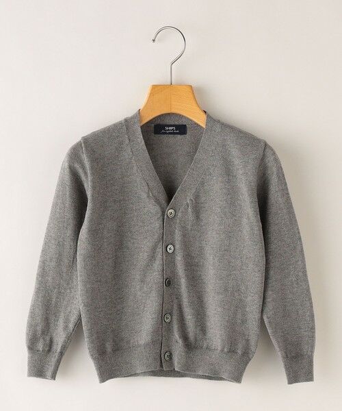 SHIPS / シップス カーディガン・ボレロ | SHIPS KIDS:100〜130cm / 14GG Vネック カーディガン | 詳細7