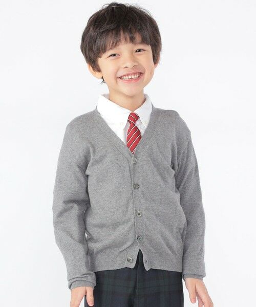 SHIPS / シップス カーディガン・ボレロ | SHIPS KIDS:100〜130cm / 14GG Vネック カーディガン | 詳細2