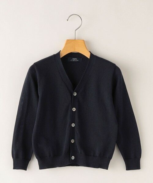 SHIPS / シップス カーディガン・ボレロ | SHIPS KIDS:100〜130cm / 14GG Vネック カーディガン | 詳細17