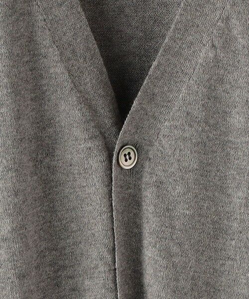 SHIPS / シップス カーディガン・ボレロ | SHIPS KIDS:145〜160cm / 14GG Vネック カーディガン | 詳細1