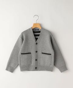 SHIPS / シップス カーディガン・ボレロ | SHIPS KIDS:100〜130cm /〈手洗い可能〉ダブル ジャカード カーディガン