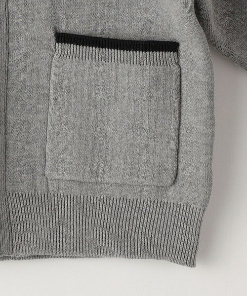SHIPS / シップス カーディガン・ボレロ | SHIPS KIDS:100〜130cm /〈手洗い可能〉ダブル ジャカード カーディガン | 詳細4