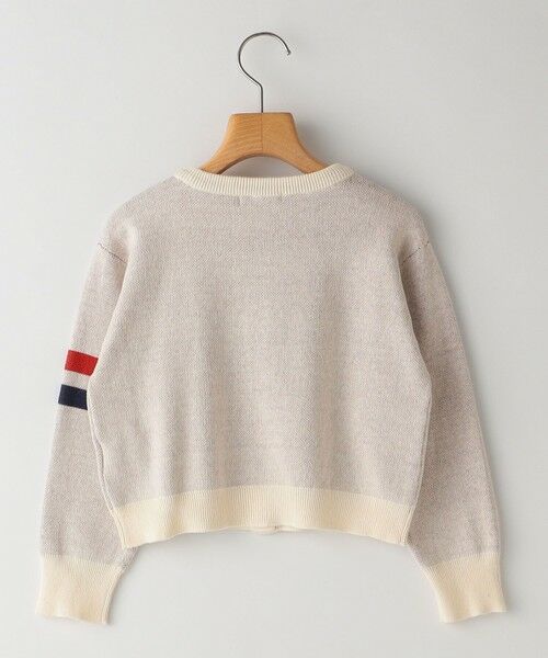 SHIPS / シップス カーディガン・ボレロ | SHIPS KIDS:100〜130cm /〈手洗い可能〉ジャカード レタード カーディガン | 詳細8