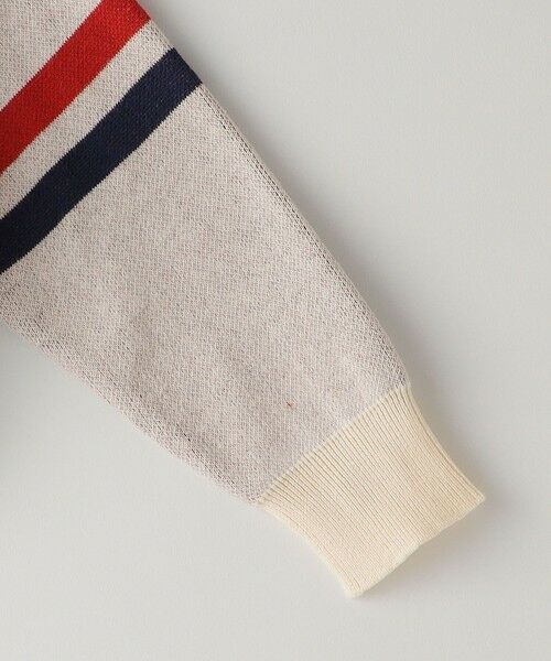 SHIPS / シップス カーディガン・ボレロ | SHIPS KIDS:100〜130cm /〈手洗い可能〉ジャカード レタード カーディガン | 詳細10