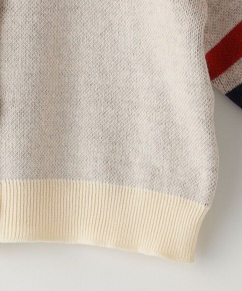 SHIPS / シップス カーディガン・ボレロ | SHIPS KIDS:100〜130cm /〈手洗い可能〉ジャカード レタード カーディガン | 詳細11