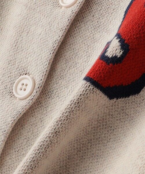 SHIPS / シップス カーディガン・ボレロ | SHIPS KIDS:100〜130cm /〈手洗い可能〉ジャカード レタード カーディガン | 詳細12