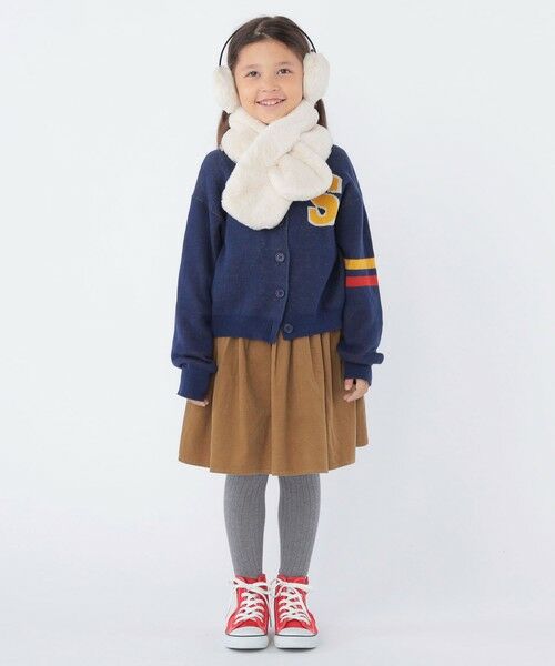 SHIPS / シップス カーディガン・ボレロ | SHIPS KIDS:100〜130cm /〈手洗い可能〉ジャカード レタード カーディガン | 詳細20