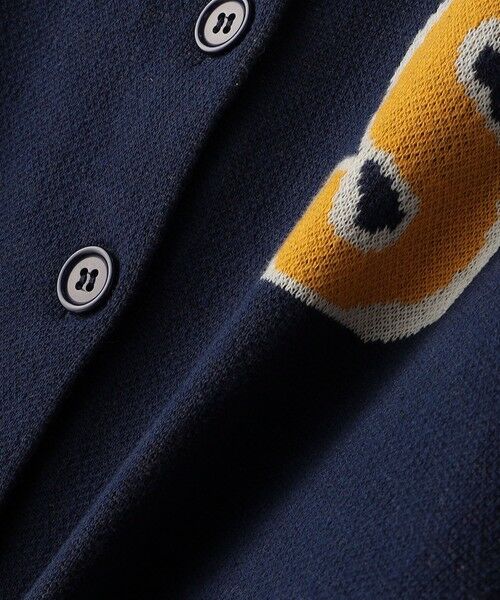 SHIPS / シップス カーディガン・ボレロ | SHIPS KIDS:100〜130cm /〈手洗い可能〉ジャカード レタード カーディガン | 詳細23