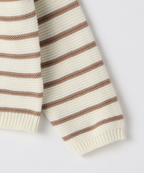 SHIPS / シップス カーディガン・ボレロ | SHIPS KIDS:85〜95cm /〈洗濯機可能〉ボーダー カーディガン | 詳細3