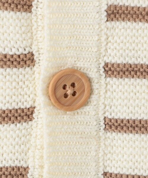 SHIPS / シップス カーディガン・ボレロ | SHIPS KIDS:85〜95cm /〈洗濯機可能〉ボーダー カーディガン | 詳細4