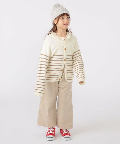 SHIPS / シップス カーディガン・ボレロ | SHIPS KIDS:100〜125cm /〈洗濯機可能〉ボーダー カーディガン | 詳細11