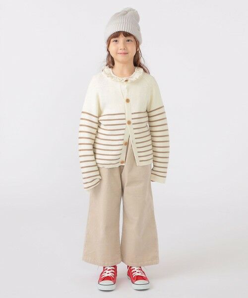 SHIPS / シップス カーディガン・ボレロ | SHIPS KIDS:100〜125cm /〈洗濯機可能〉ボーダー カーディガン | 詳細12