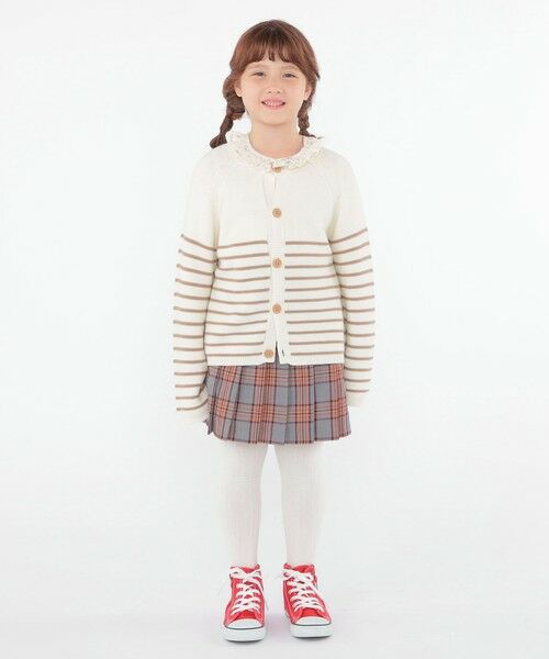 SHIPS / シップス カーディガン・ボレロ | SHIPS KIDS:100〜125cm /〈洗濯機可能〉ボーダー カーディガン | 詳細5