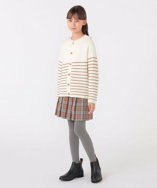 SHIPS / シップス カーディガン・ボレロ | SHIPS KIDS:130〜155cm / 〈洗濯機可能〉ボーダー カーディガン | 詳細5