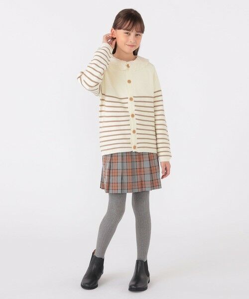 SHIPS / シップス カーディガン・ボレロ | SHIPS KIDS:130〜155cm / 〈洗濯機可能〉ボーダー カーディガン | 詳細6