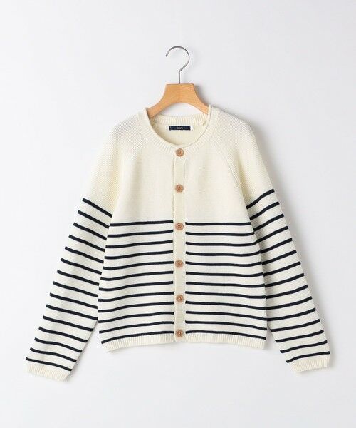 SHIPS / シップス カーディガン・ボレロ | SHIPS KIDS:130〜155cm / 〈洗濯機可能〉ボーダー カーディガン | 詳細20
