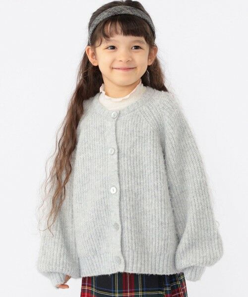 SHIPS / シップス カーディガン・ボレロ | SHIPS KIDS:100〜140cm / <手洗い可能> 5G 畔ニット カーディガン | 詳細1