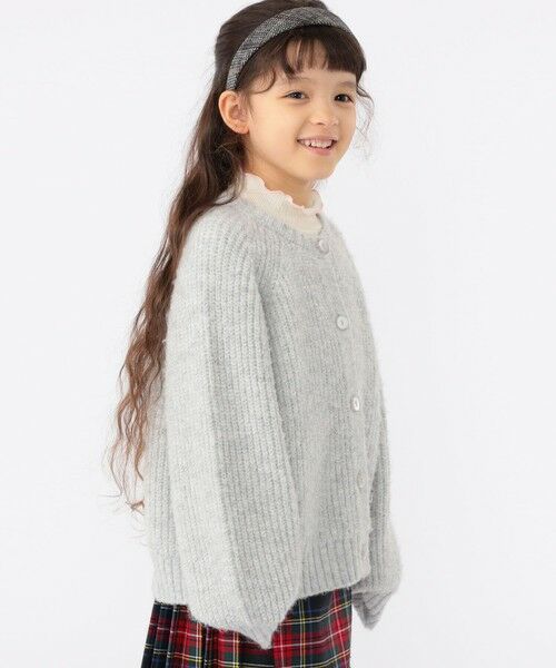 SHIPS / シップス カーディガン・ボレロ | SHIPS KIDS:100〜140cm / <手洗い可能> 5G 畔ニット カーディガン | 詳細2