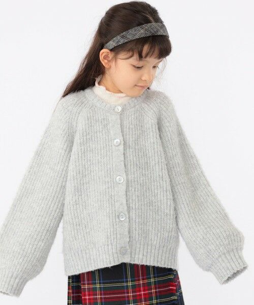 SHIPS / シップス カーディガン・ボレロ | SHIPS KIDS:100〜140cm / <手洗い可能> 5G 畔ニット カーディガン | 詳細4