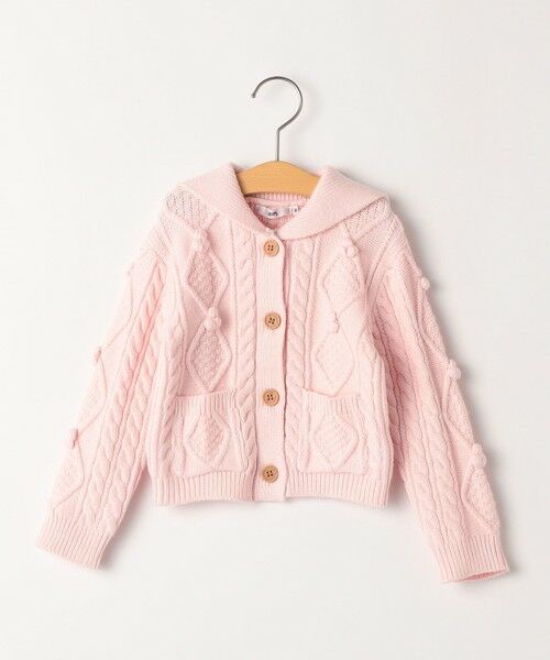 SHIPS / シップス カーディガン・ボレロ | SHIPS KIDS:80〜90cm /〈洗濯機可能〉ケーブル ニット カーディガン | 詳細6