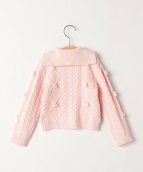 SHIPS / シップス カーディガン・ボレロ | SHIPS KIDS:80〜90cm /〈洗濯機可能〉ケーブル ニット カーディガン | 詳細7