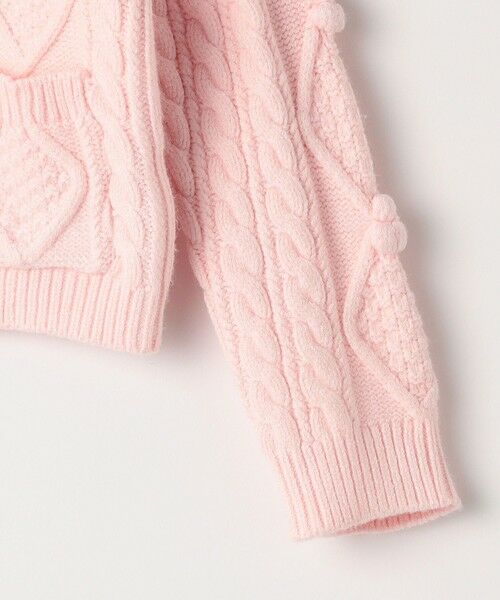 SHIPS / シップス カーディガン・ボレロ | SHIPS KIDS:80〜90cm /〈洗濯機可能〉ケーブル ニット カーディガン | 詳細9
