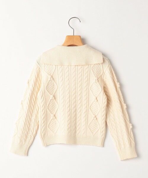 SHIPS / シップス カーディガン・ボレロ | SHIPS KIDS:100〜130cm /〈洗濯機可能〉ケーブル ニット カーディガン | 詳細1