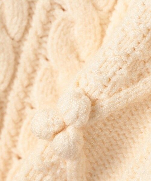 SHIPS / シップス カーディガン・ボレロ | SHIPS KIDS:100〜130cm /〈洗濯機可能〉ケーブル ニット カーディガン | 詳細4