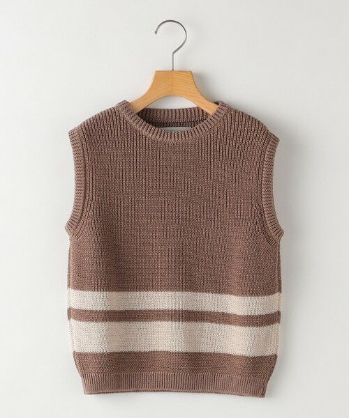 SHIPS / シップス ベスト | 【SHIPS KIDS別注】ARCH&LINE:110〜145cm / ギマ コットン ベスト | 詳細3