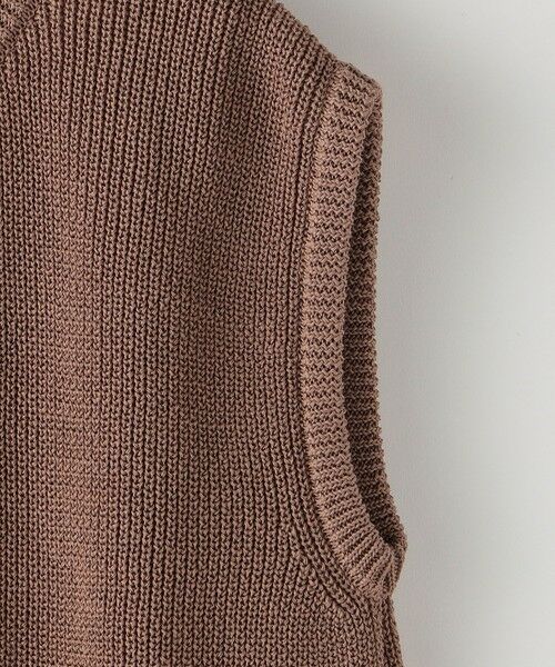 SHIPS / シップス ベスト | 【SHIPS KIDS別注】ARCH&LINE:155cm / ギマ コットン ベスト | 詳細3