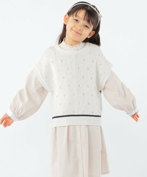 SHIPS / シップス ベスト | SHIPS KIDS:100〜125cm / サマーニット ベスト | 詳細2