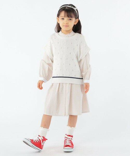 SHIPS / シップス ベスト | SHIPS KIDS:100〜125cm / サマーニット ベスト | 詳細4