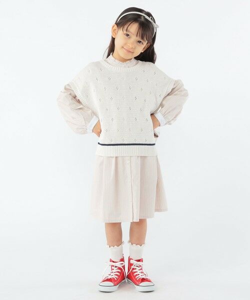 SHIPS / シップス ベスト | SHIPS KIDS:100〜125cm / サマーニット ベスト | 詳細8
